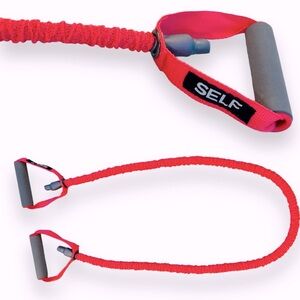 SELF Fitness Resistance Tube Bands Gym Workout Equipment Muscle Weight Training